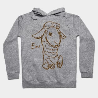 Ewe Funny Goat Hoodie